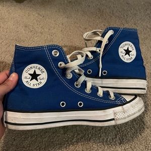 Blue converse